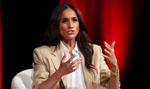 Meghan Markle on stage Meghan Markle on stage