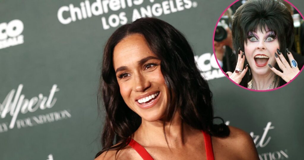 Meghan Markle Jokes About Elvira Hair After Box Dye