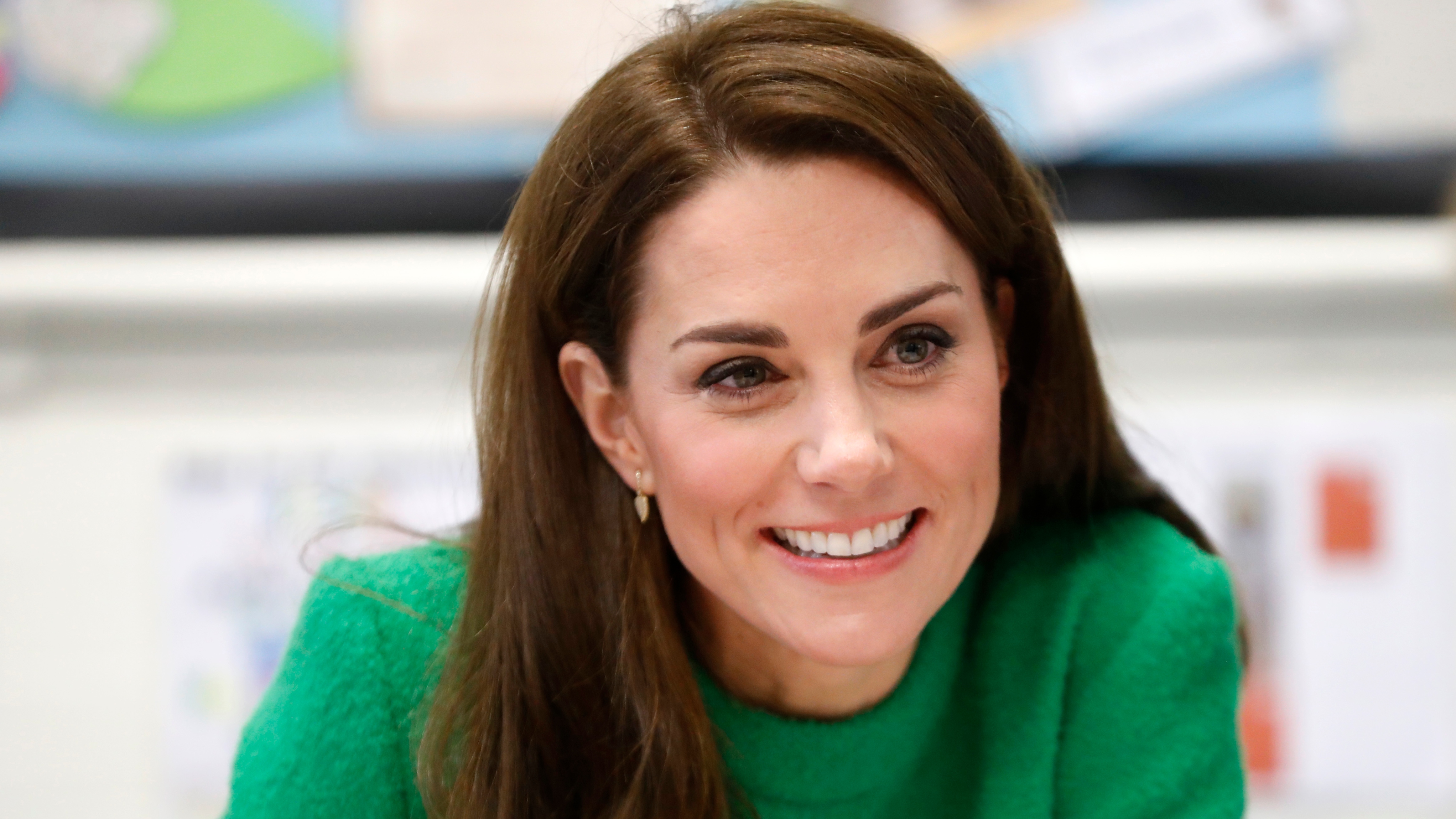 Catherine, Princess of Wales meets pupils at Lavender Primary School in 2019