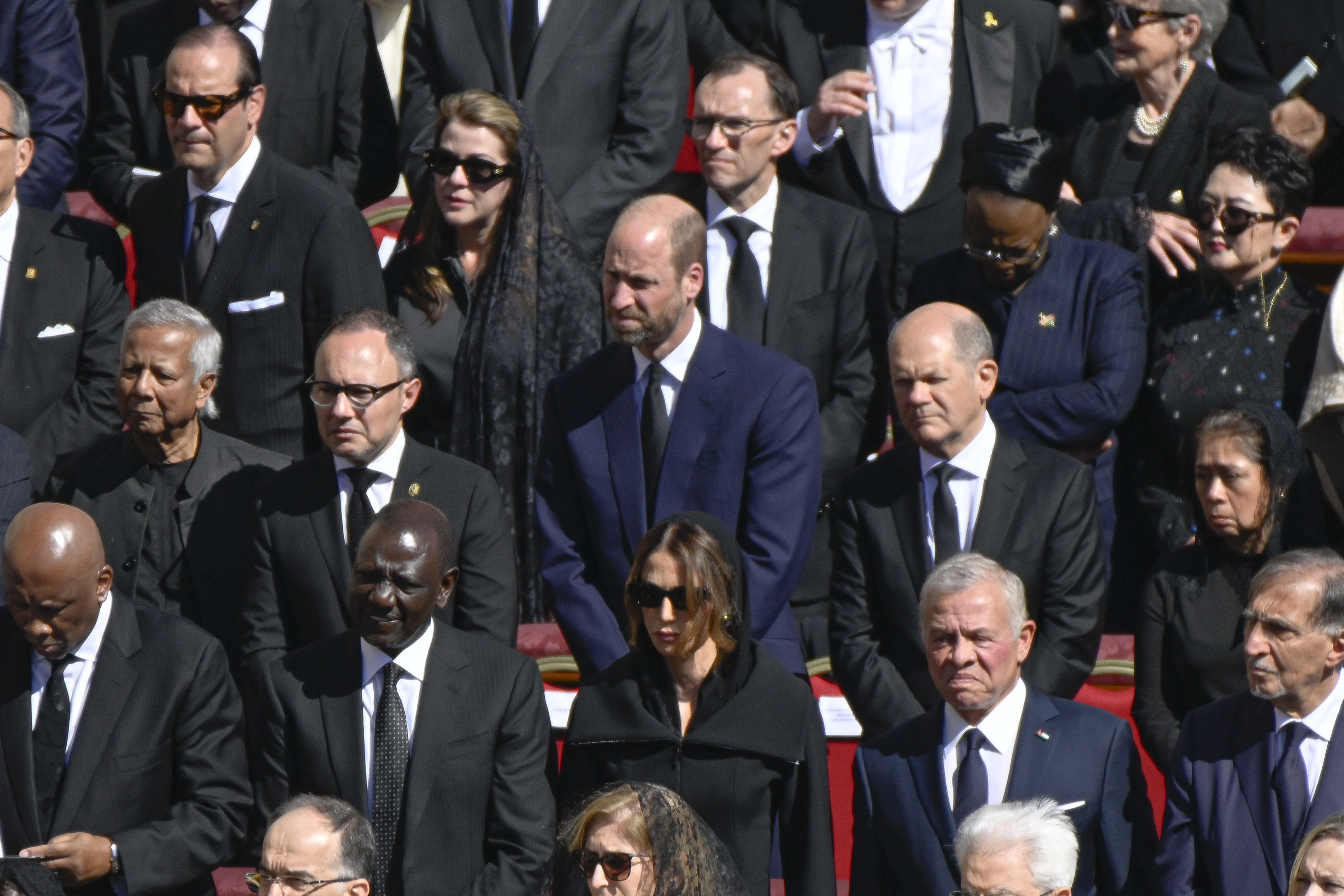 Prince William at Pope Francis's funeral