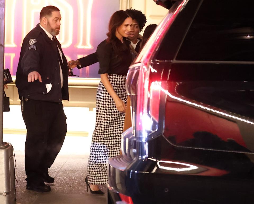 Markle was spotted in the Big Apple earlier this month to attend the production of “Gypsy” on Broadway. Probe-Media for PageSix.com