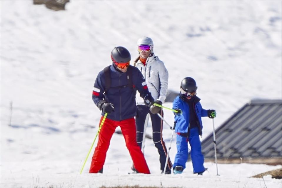 Prince William, Kate Middleton and Prince Louis. BACKGRID