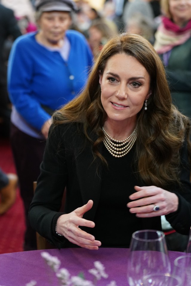 Catherine, Princess of Wales, at a Holocaust Memorial Day ceremony.