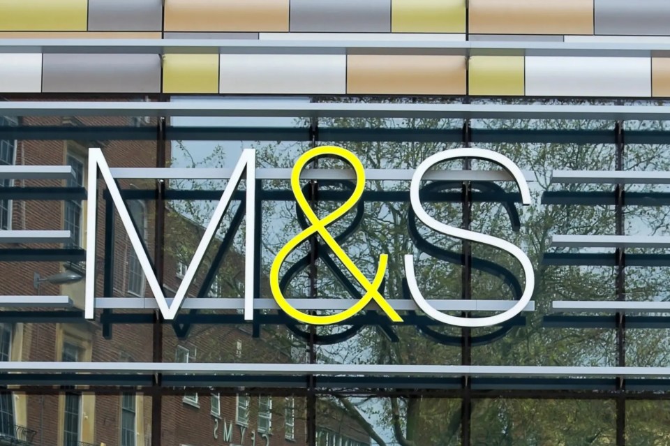 Shoppers outside a Marks & Spencer store.