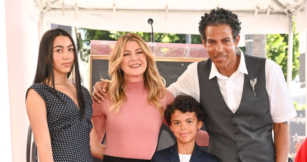 Ellen Pompeo Posed with Her Kids at Walk of Fame Ceremony