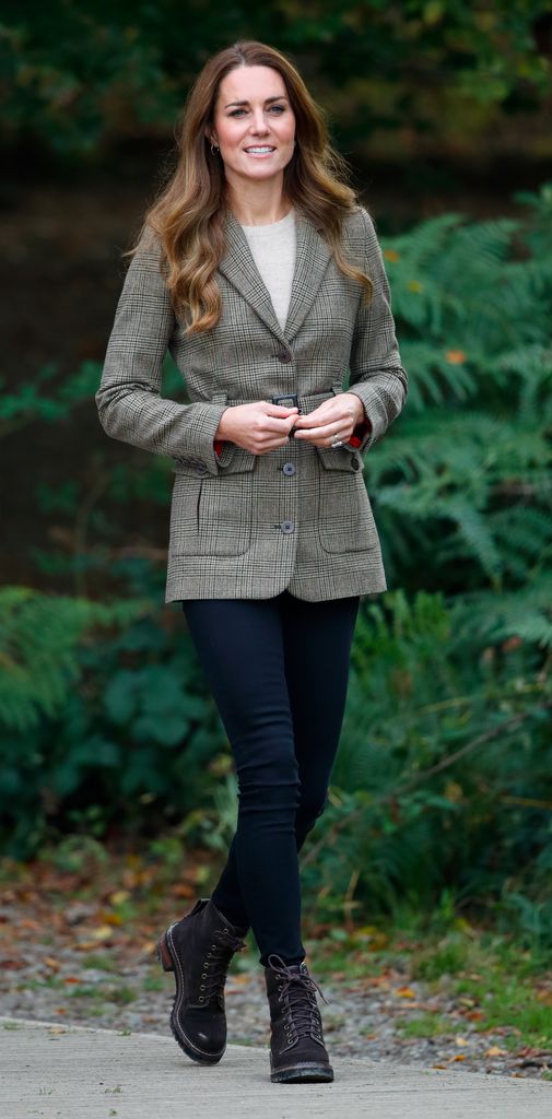 The Princess of Wales wore a similar outfit in the Lake District in 2021