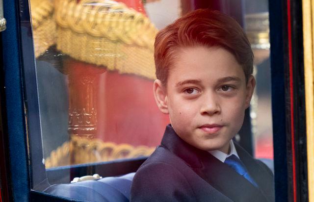 Getty Prince George at Trooping the Colour on June 15, 2024