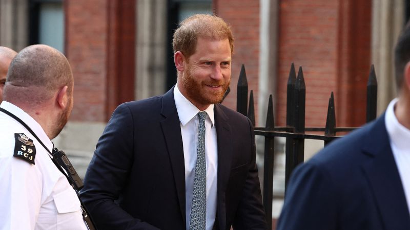 Prince Harry arrives at court to fight downgraded UK police protection ruling Prince Harry arrives at court to fight downgraded UK police protection ruling