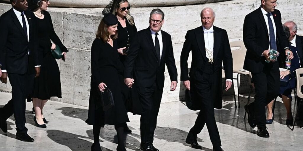 Prince William, Starmer represent Britain at Pope Francis's funeral