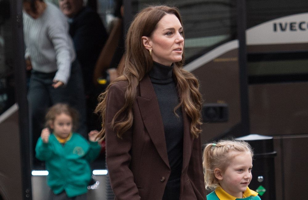 Catherine, Princess of Wales, takes school bus to… Catherine, Princess of Wales, takes school bus to…