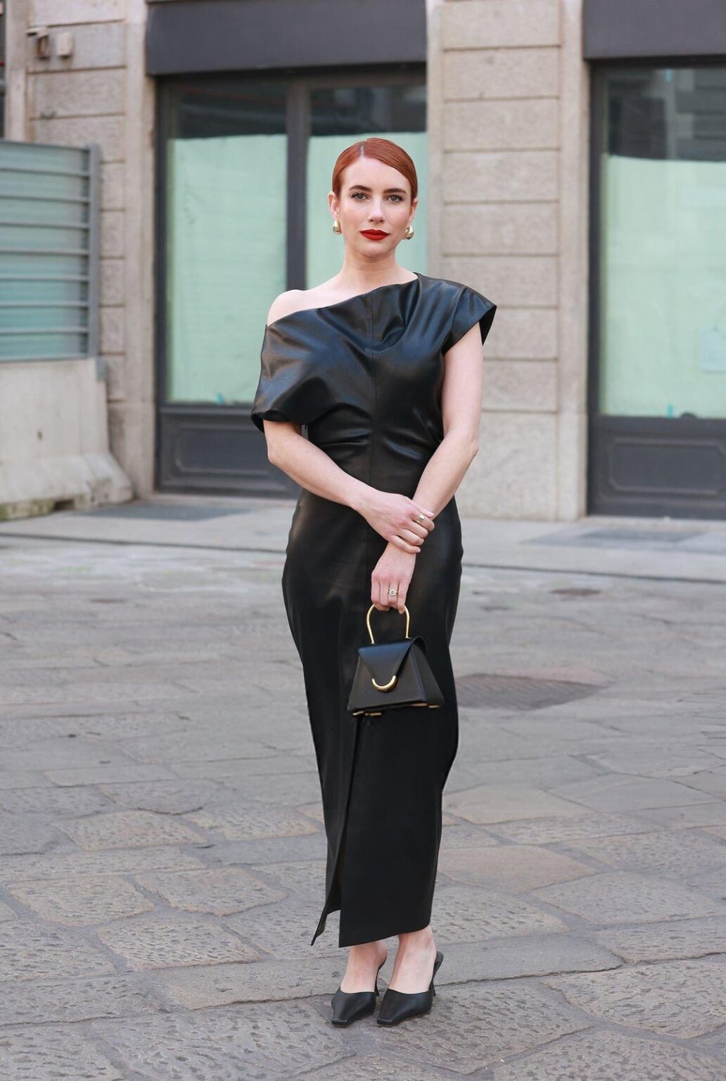 Emma Roberts is seen arriving for Kiko Milano event - April 8, 2025