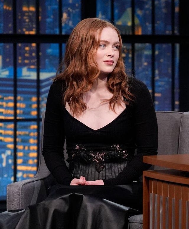 Sadie Sink for Late Night with Seth Meyers | New York City | April 8, 2025