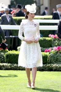 ASCOT, ENGLAND - JUNE 20: Catherine, Duchess of Cambridge attends Royal Ascot 2017 at Ascot Racecourse on June 20, 2017 in Ascot, England. (Photo by Chris Jackson/Getty Images)