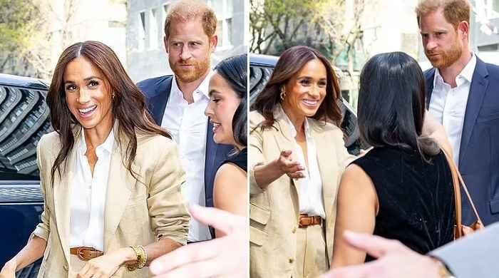 Meghan Markle takes 'lead' as 'awkward' Prince Harry 'lurks behind': Expert