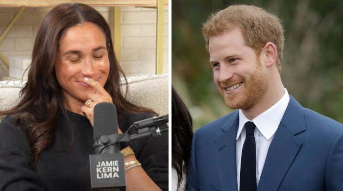 Meghan Markle blushes over Prince Harry’s viral remarks about her Meghan Markle blushes over Prince Harry's viral remarks about her