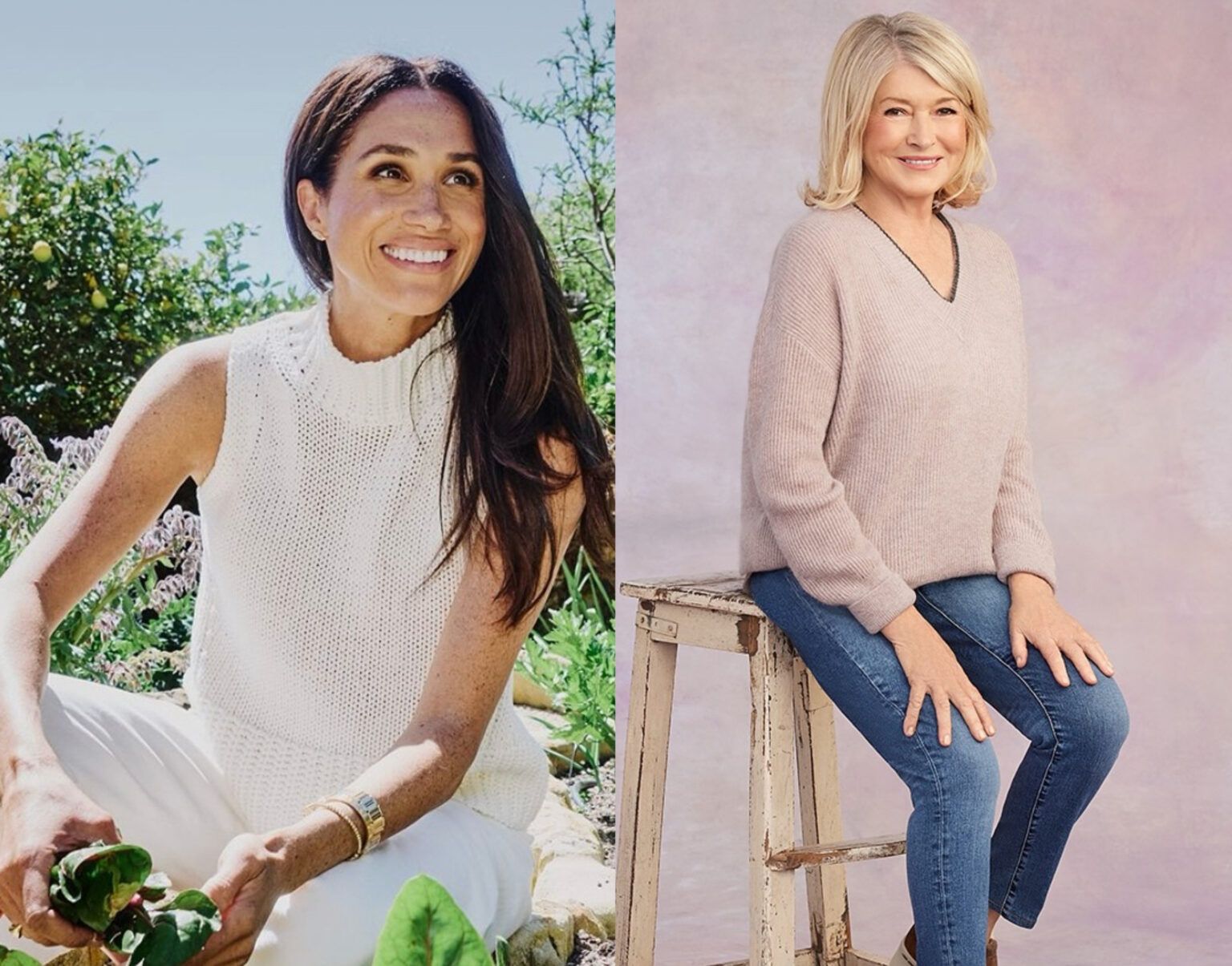 Martha Stewart and Meghan Markle