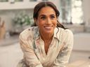 Meghan Markle on set of her show, With Love, Meghan.