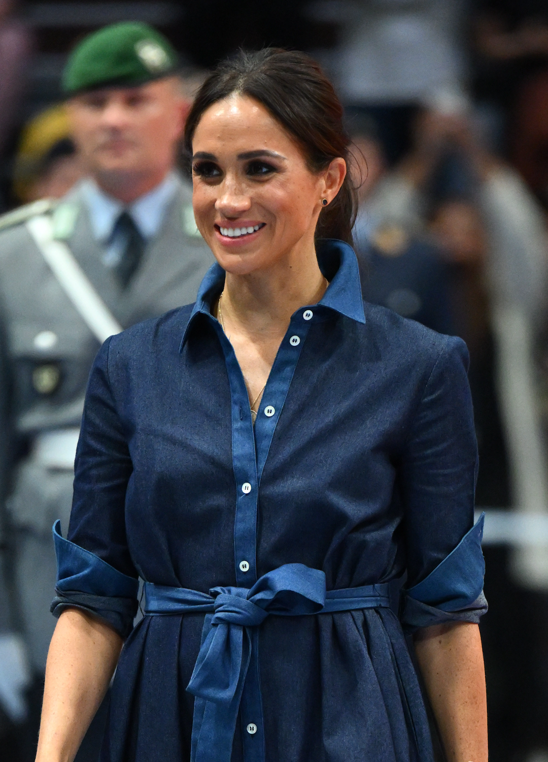 Meghan, Duchess of Sussex attends the sitting volleyball final during day six of the Invictus Games Düsseldorf 2023 on September 15, 2023 in Dusseldorf, Germany