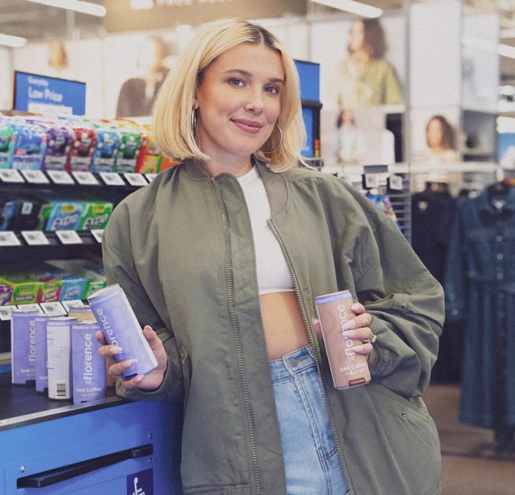 Millie Bobby Brown at Walmart for Florence by Mills Coffee | IG 4/20/25
