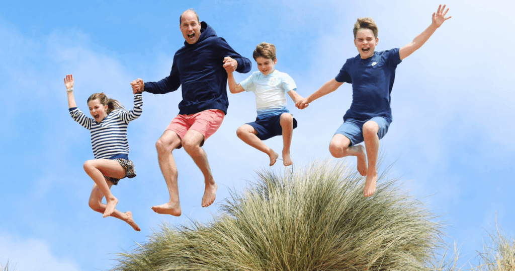 New photo of Prince William with his children released to mark his birthday