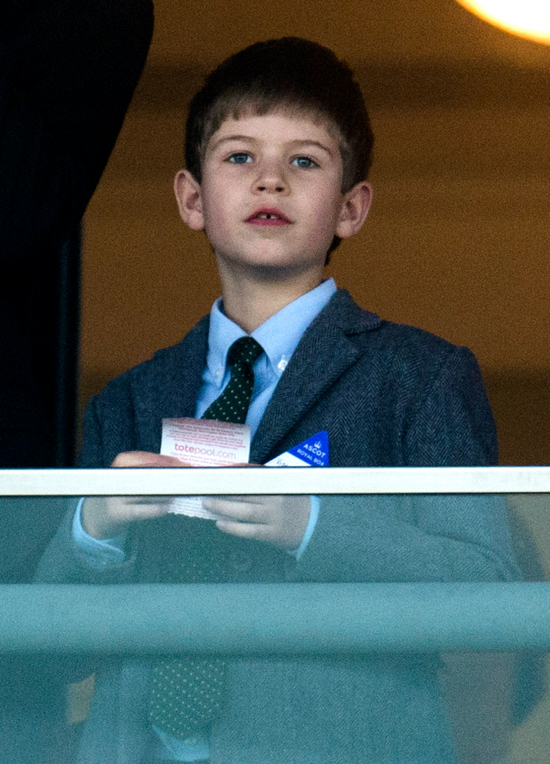 James Viscount Severn on his birthday attends the Christmas Racing Weekend at Ascot Racecourse on December 17, 2016 in Ascot, England