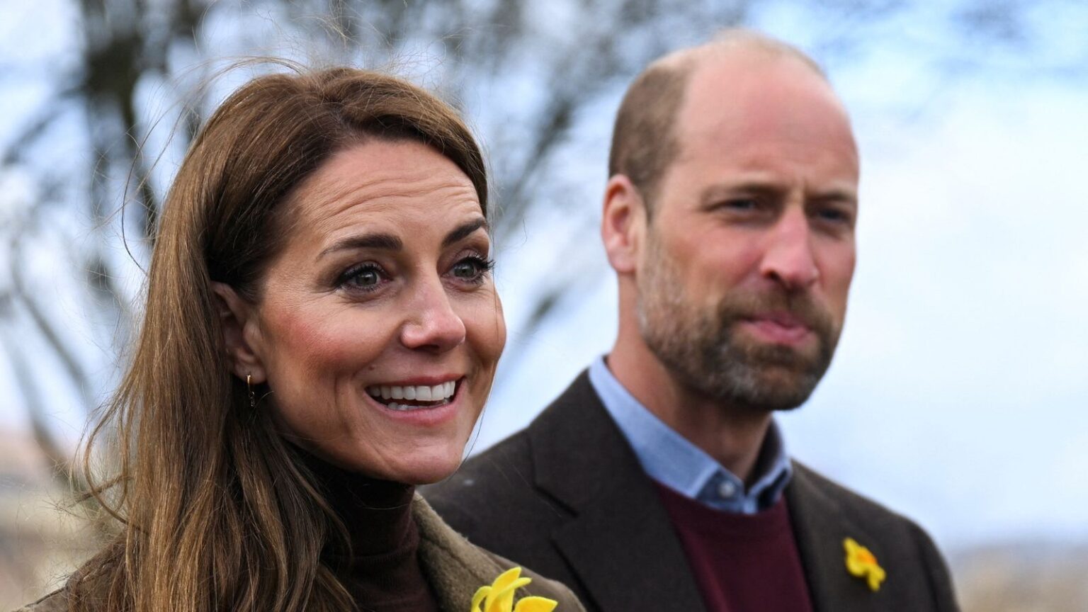 William and Kate reveal where they’ll spend their wedding anniversary | UK News The prince and princess in Pontypridd, Wales, in February. Pic: PA