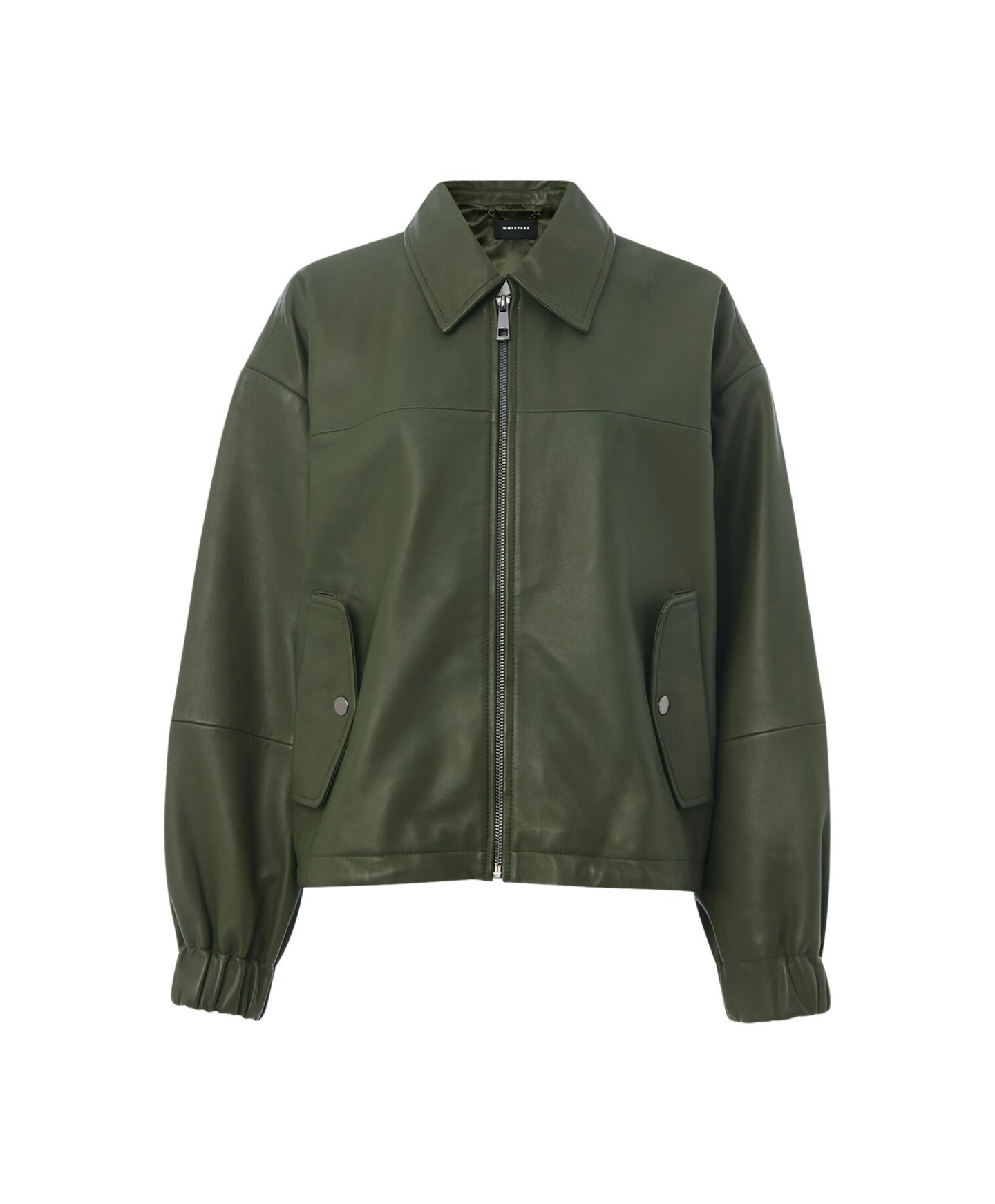 Whistles, Frida Leather Bomber Jacket