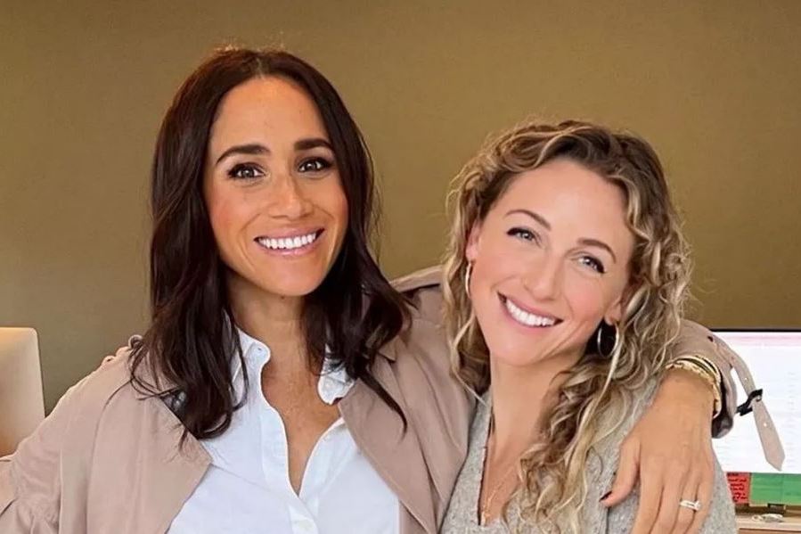 Meghan Markle and Hannah Mendoza.