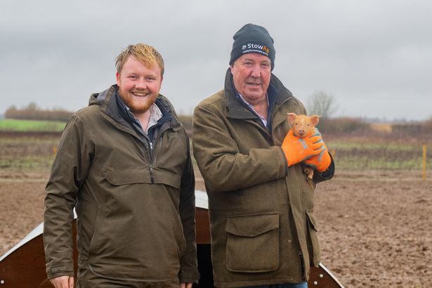 Jeremy Clarkson with Caleb Cooper