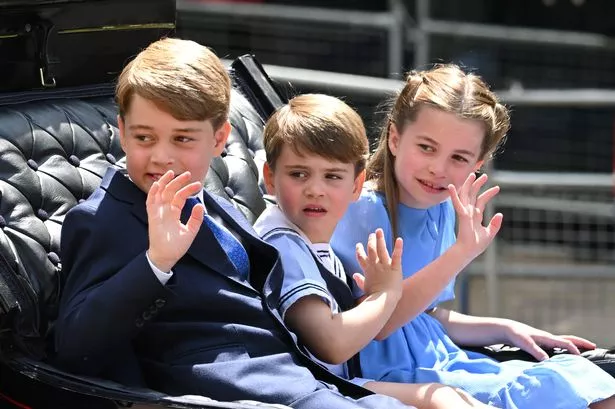 Prince George, Princess Charlotte and Prince Louis 