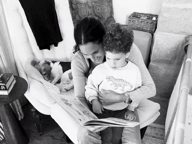 Meghan Markle with her son Archie