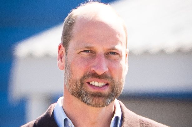 Prince William on tour in Mull