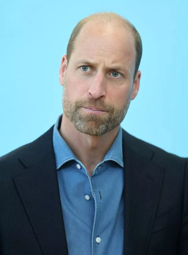 Prince William on a trip to Leith earlier this week 