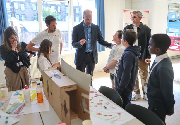 Prince William speaks with young guests about their aspirations and upcoming projects at the YMCA’s Youth Forum