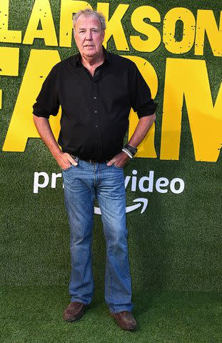 Jeff Spicer/Getty Jeremy Clarkson at a photocall for Clarkson's Farm at the St. Pancras Renaissance London Hotel on June 9, 2021 in London.