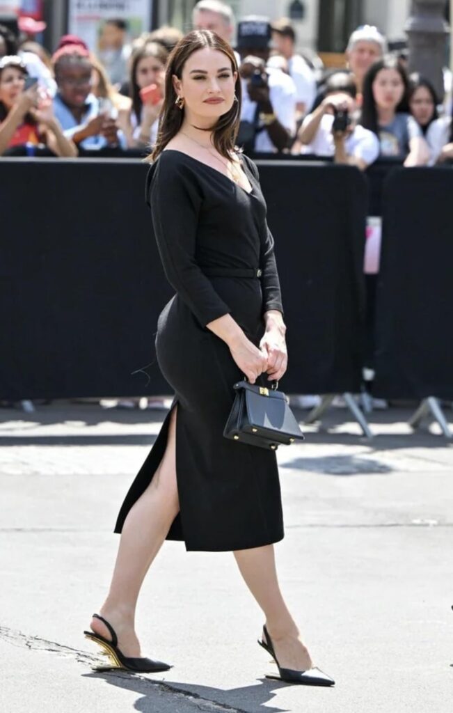 Lily James at the Fendi Haute Couture | July 2023