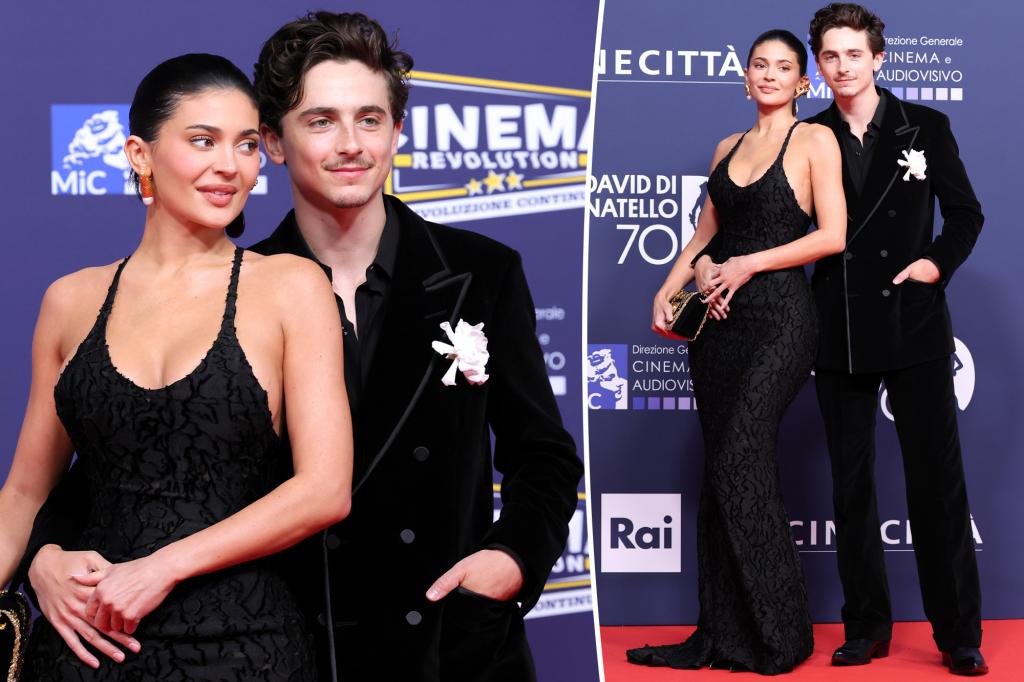 Kylie Jenner and Timothée Chalamet make red carpet debut