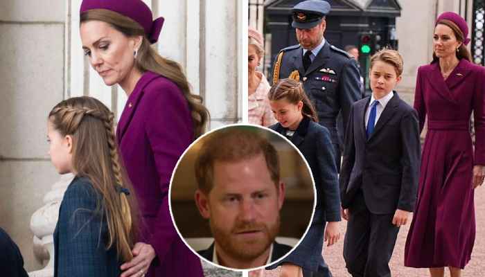 Princess Charlotte is second to the heir, just as Harry was