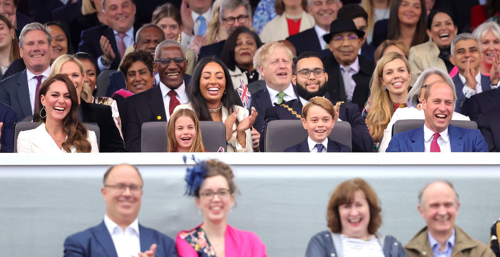 Image may contain Scott McClellan Ulf Dageby Anne Le Ny Prince William Duke of Cambridge and Boris Johnson