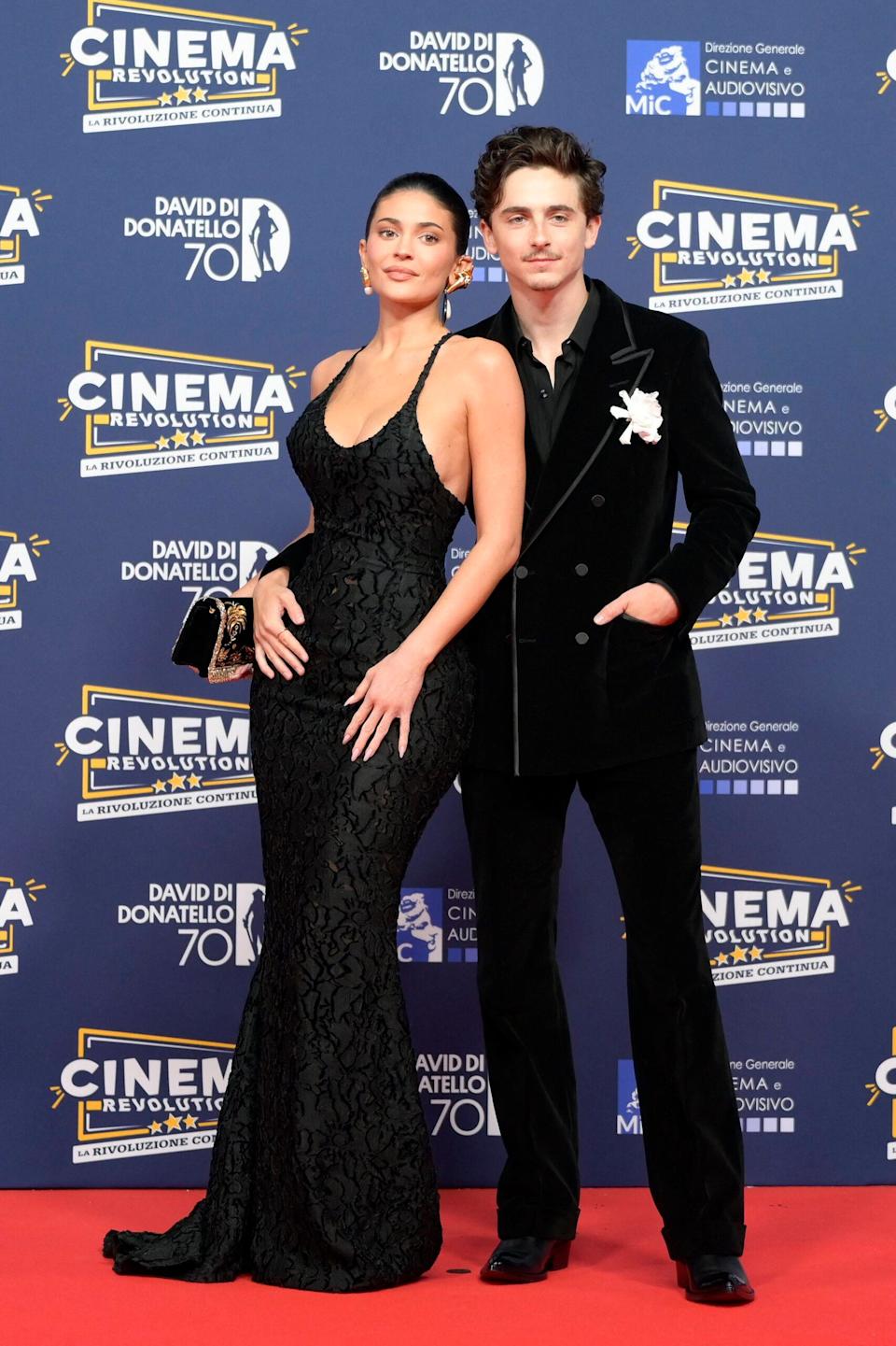 Timothee Chalamet And Kylie Jenner In Rome, Italy