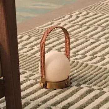 Neoma Wireless Table Lamp - White/Gold