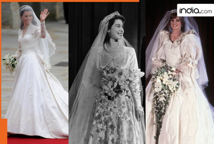 Queen Elizabeth, Princess Diana & Kate’s wedding gowns cost more than a sea-facing flat in Mumbai..,its price is.. Queen Elizabeth, Princess Diana & Kate’s wedding gowns cost more than a sea-facing flat in Mumbai..,its price is..