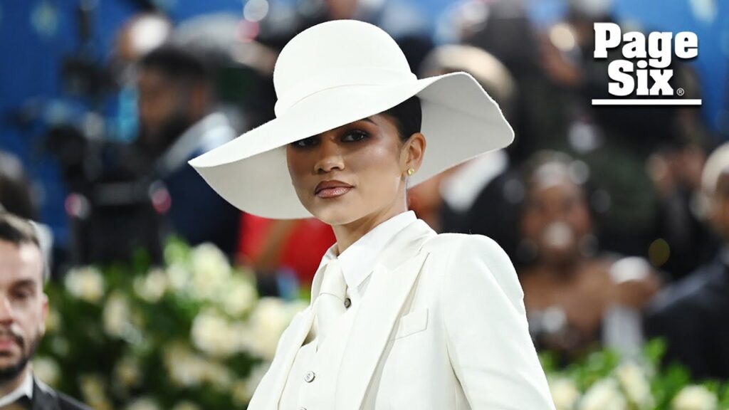 Zendaya suits up in white on the Met Gala 2025 red carpet Zendaya suits up in white on the Met Gala 2025 red carpet
