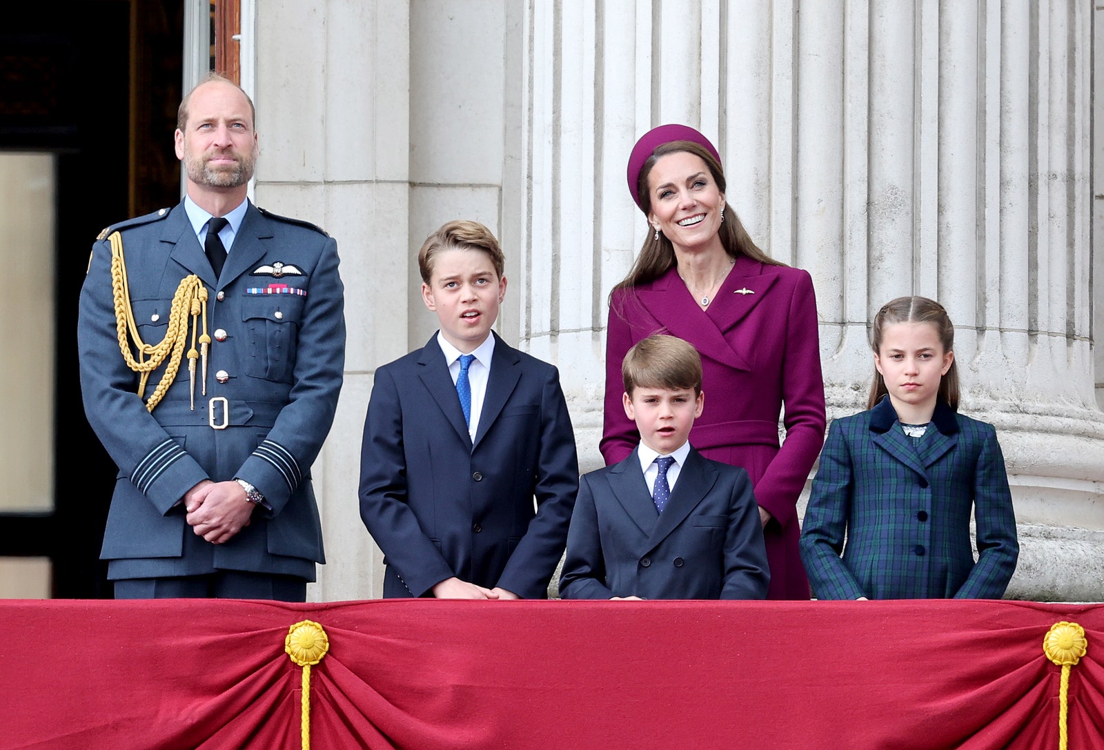 Image may contain Prince William Duke of Cambridge Prince George of Cambridge Person Adult Accessories and Formal Wear