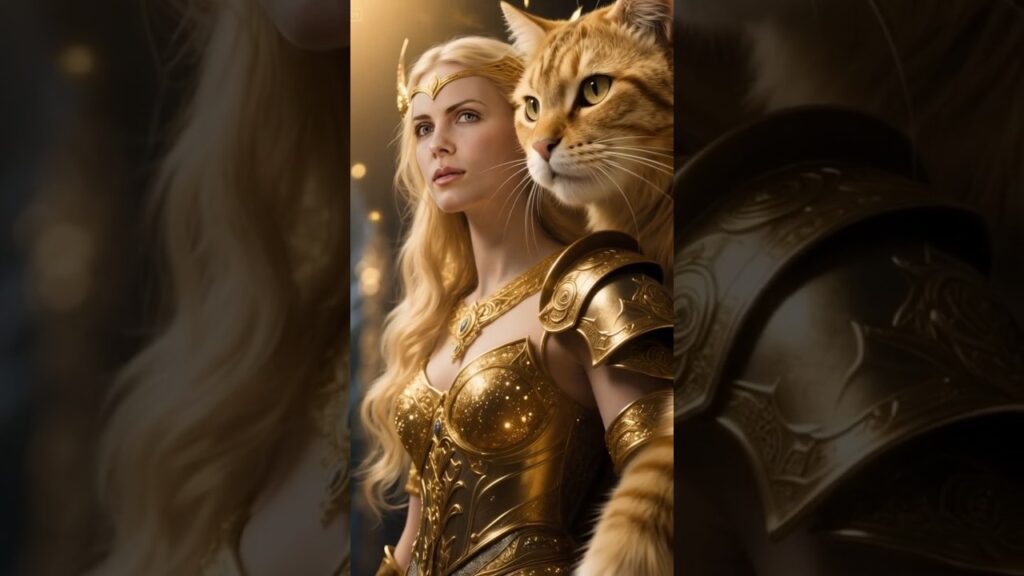 Freyja Rides the Boar – AI Fantasy with Charlize Theron’s Face