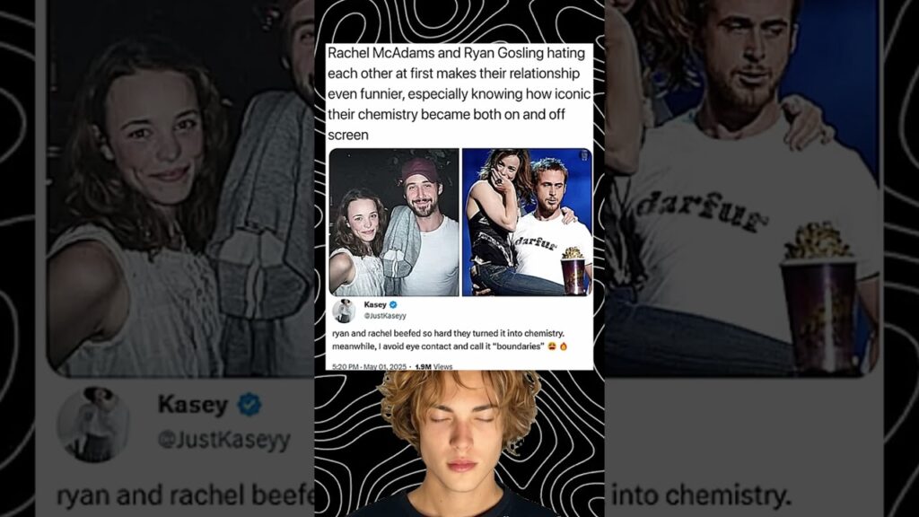 Rachel McAdams and Ryan Gosling disliking each other at first makes their relationship even funnier Rachel McAdams and Ryan Gosling disliking each other at first makes their relationship even funnier