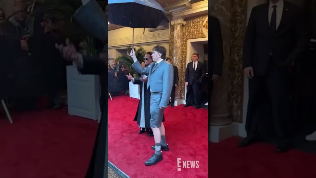 We’re checking in because Walton Goggins is leaving the The Pierre and heading to the #MetGala.