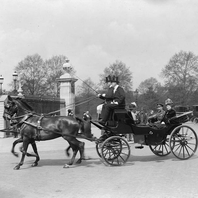Horse and buggy, Horse, Carriage, Horse harness, Vehicle, Mode of transport, Chaise, Cart, Chariot, Rein, 