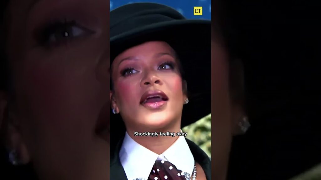 Rihanna glows as she reveals her third pregnancy at the #MetGala and gives an R9 update. 🥹 #rihanna Rihanna glows as she reveals her third pregnancy at the #MetGala and gives an R9 update. 🥹 #rihanna