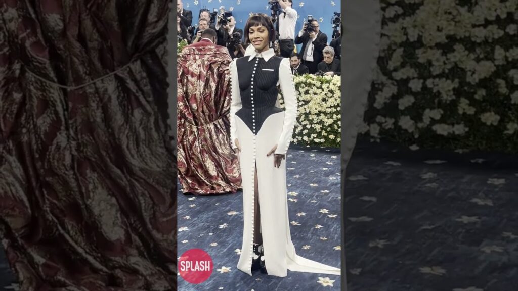 Zoe Saldana Seen At The 2025 Met Gala In New York